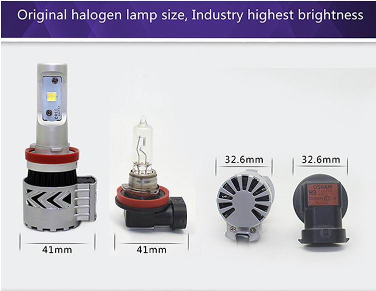 G8 Cree XHP 50 9006 LED headlight