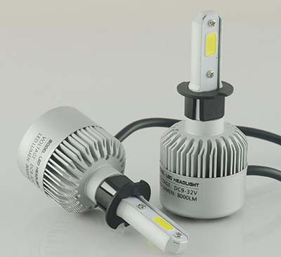 S2 H3 COB LED Headlight Bulbs Conversion Kit 36W 8000LM 