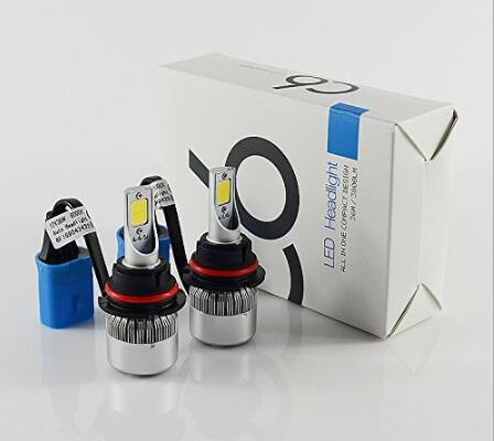  Headlight Bulbs C6  9004 9007 COB Chip Car Led 72W 7600LM Auto 9V-36V Car Truck
