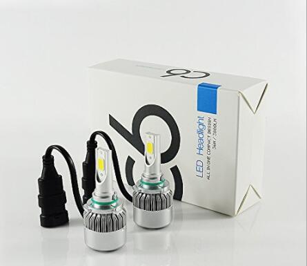 LED Headlight Conversion kit C6  9005 9006 72W 7600LM 