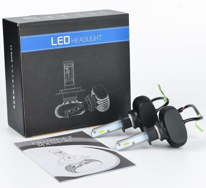 S1 H1  led headlight bulb kit 50w 8000lm CSP CHIP
